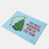 Erdnüsse | Holiday Tree Trimming Fußmatte (Schrägansicht)