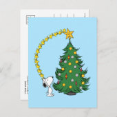 Erdnüsse | Holiday Tree Trimming Postkarte (Vorne/Hinten)