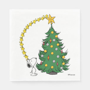 Erdnüsse   Holiday Tree Trimming Serviette