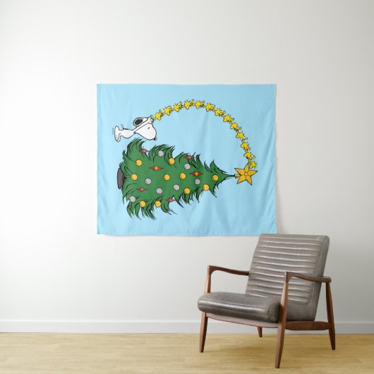 Erdnüsse | Holiday Tree Trimming Wandteppich (Beispiel (Horizontal))