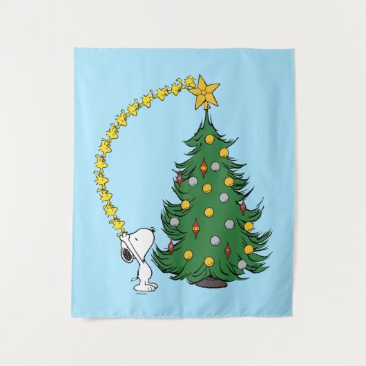 Erdnüsse | Holiday Tree Trimming Wandteppich (Vorderseite)