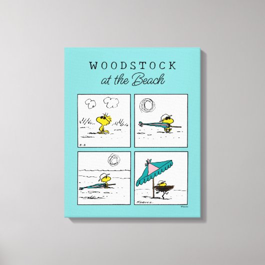 Erdnüsse | Holz am Strand Leinwanddruck (Vorderseite)