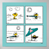 Erdnüsse | Holz am Strand Poster (Vorne)