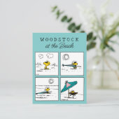 Erdnüsse | Holz am Strand Postkarte (Stehend Vorderseite)