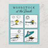 Erdnüsse | Holz am Strand Postkarte (Vorderseite)