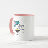 Erdnüsse | Holz am Strand Tasse (Vorderseite Links)