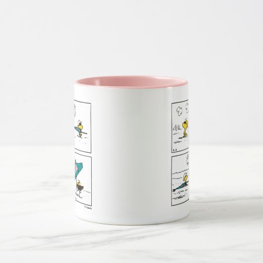 Erdnüsse | Holz am Strand Tasse (Zentrum)