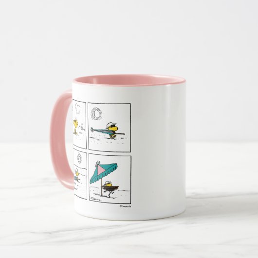 Erdnüsse | Holz am Strand Tasse (Vorderseite Links)