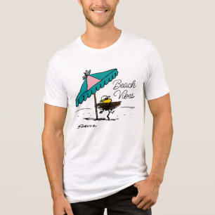 Erdnüsse Holz am Strand Tri-Blend Shirt