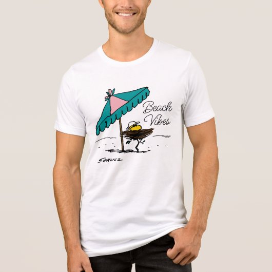 Erdnüsse | Holz am Strand Tri-Blend Shirt (Vorderseite)