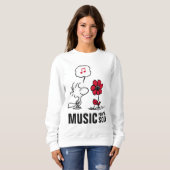 Erdnüsse | Holz riecht nach Blume Sweatshirt (Vorne ganz)