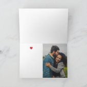 Erdnüsse | Holz und Snoopy Valentine Feiertagskarte (Innenseite)