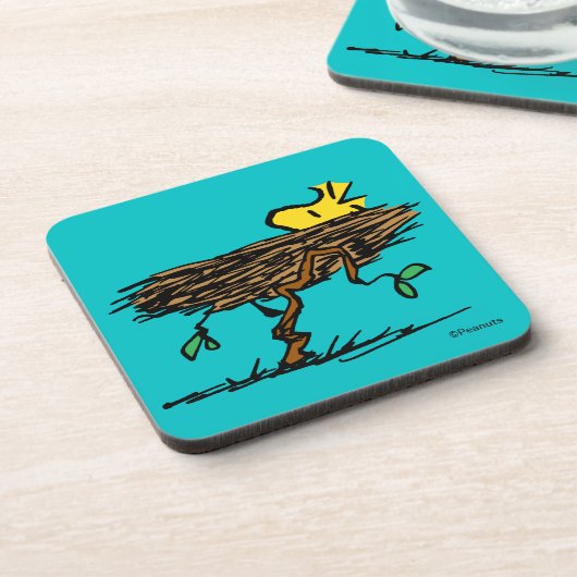 Erdnüsse | Holzabsperrung Getränkeuntersetzer (Linke Seite)