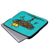 Erdnüsse | Holzabsperrung Laptopschutzhülle (Vorne Knopf)