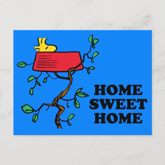 Erdnüsse | Holzabsperrung | Neue Adresse Postkarte (Vorderseite)