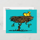 Erdnüsse | Holzabsperrung Postkarte (Vorne/Hinten)