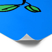 Erdnüsse | Holzeinschlag in Snoopy's Dish Poster (Ecke)