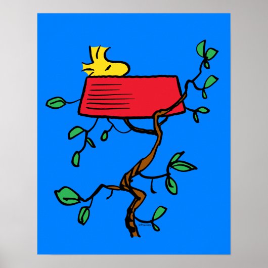 Erdnüsse | Holzeinschlag in Snoopy's Dish Poster (Vorne)