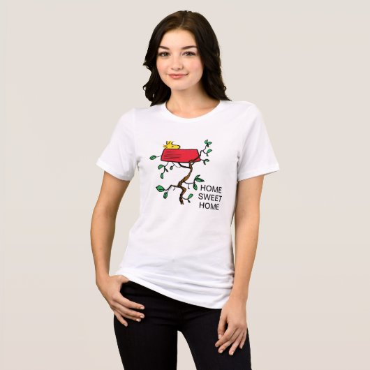 Erdnüsse | Holzeinschlag in Snoopy's Dish Tri-Blend Shirt (Vorderseite voll)