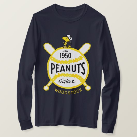 Erdnüsse | HolzErdnüsse Baseball seit 1950 T-Shirt (Design vorne)
