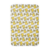 Erdnüsse | Holzmuster Badematte (Vorderseite Vertikal)