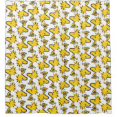 Erdnüsse | Holzmuster Duschvorhang (Vorderseite)