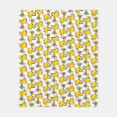 Erdnüsse | Holzmuster Fleecedecke (Vorderseite)