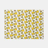 Erdnüsse | Holzmuster Fußmatte (Vorderseite)