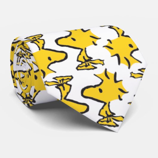 Erdnüsse | Holzmuster Krawatte (Gerollt)