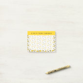 Erdnüsse | Holzmuster Post-it Klebezettel (Auf Schreibtisch)