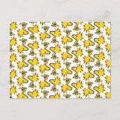 Erdnüsse | Holzmuster Postkarte (Vorderseite)