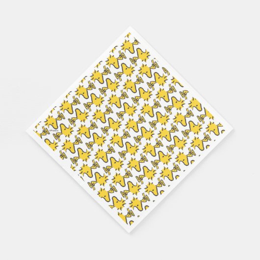 Erdnüsse | Holzmuster Serviette (Ecke)