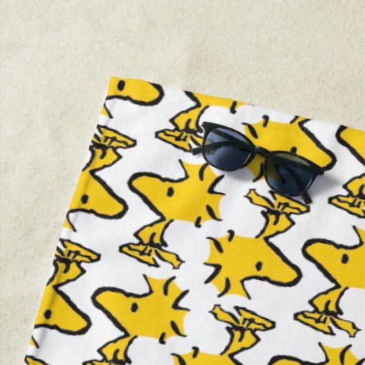 Erdnüsse | Holzmuster Strandtuch (Beispiel)