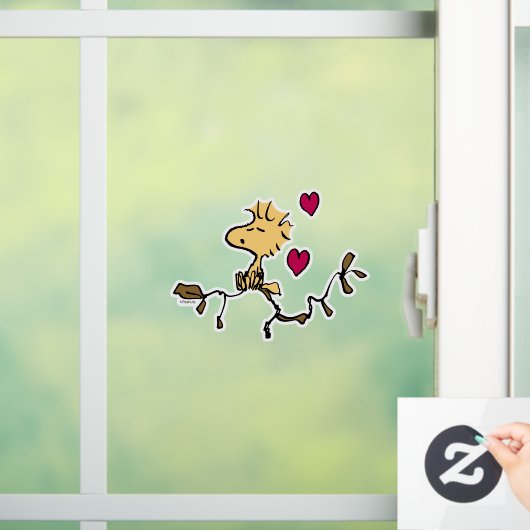 Erdnüsse | Holzpfeife Fensteraufkleber (Zuhause)