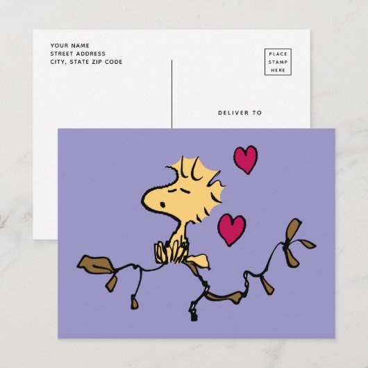 Erdnüsse | Holzpfeife Postkarte (Vorne/Hinten)