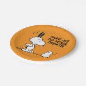 Erdnüsse | Holzschiefer Pappteller (Schrägansicht)