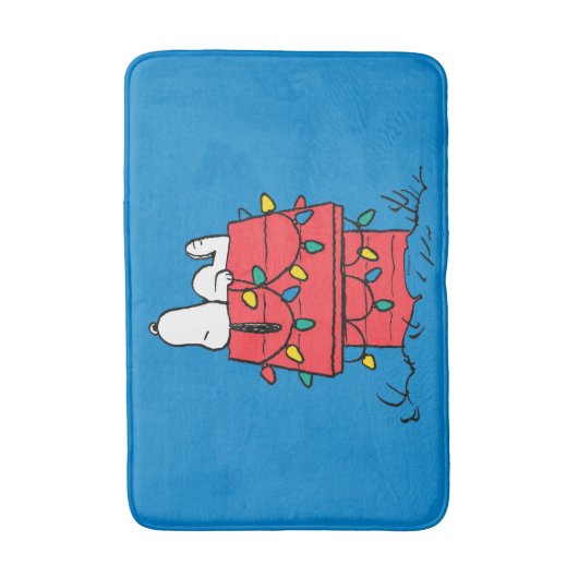 Erdnüsse | Hundehütte Snoopy mit Licht Badematte (Vorderseite Vertikal)