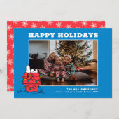 Erdnüsse | Hundehütte Snoopy mit Licht Feiertagskarte (Vorne/Hinten)