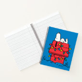 Erdnüsse | Hundehütte Snoopy mit Licht Notizblock (Innenseite)