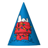 Erdnüsse | Hundehütte Snoopy mit Licht Partyhütchen (Vorderseite)