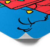 Erdnüsse | Hundehütte Snoopy mit Licht Poster (Ecke)