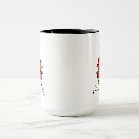 Erdnüsse | Hundehütte Snoopy mit Licht Tasse (Zentrum)