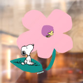 Erdnüsse | Illustrierung der Naturrosa Blume Fensteraufkleber (Blatt 2)