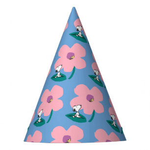 Erdnüsse Illustrierung der Naturrosa Blume Partyhütchen