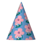 Erdnüsse | Illustrierung der Naturrosa Blume Partyhütchen (Links)