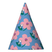 Erdnüsse | Illustrierung der Naturrosa Blume Partyhütchen (Rechts)