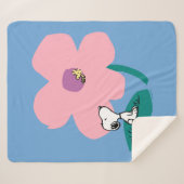 Erdnüsse | Illustrierung der Naturrosa Blume Sherpadecke (Vorderseite (Horizontal))