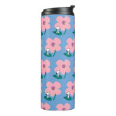 Erdnüsse | Illustrierung der Naturrosa Blume Thermosbecher (Nach links gedreht)