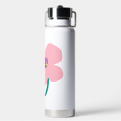 Erdnüsse | Illustrierung der Naturrosa Blume Trinkflasche (Hinten)