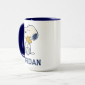 Erdnüsse im Blut | Name hinzufügen Tasse (Vorderseite Links)